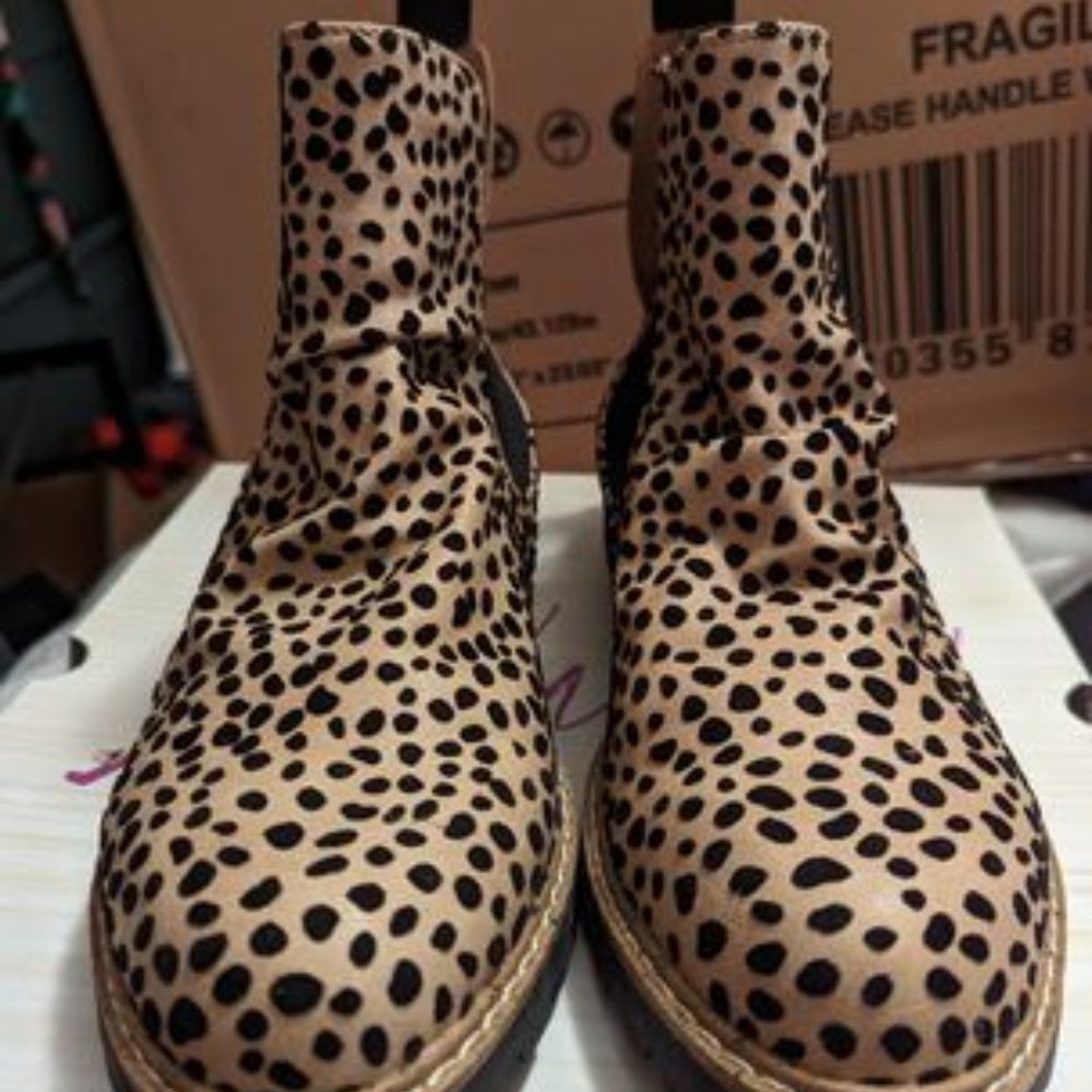 Leopard Print Blowfish Boots Size 10 - Worn once